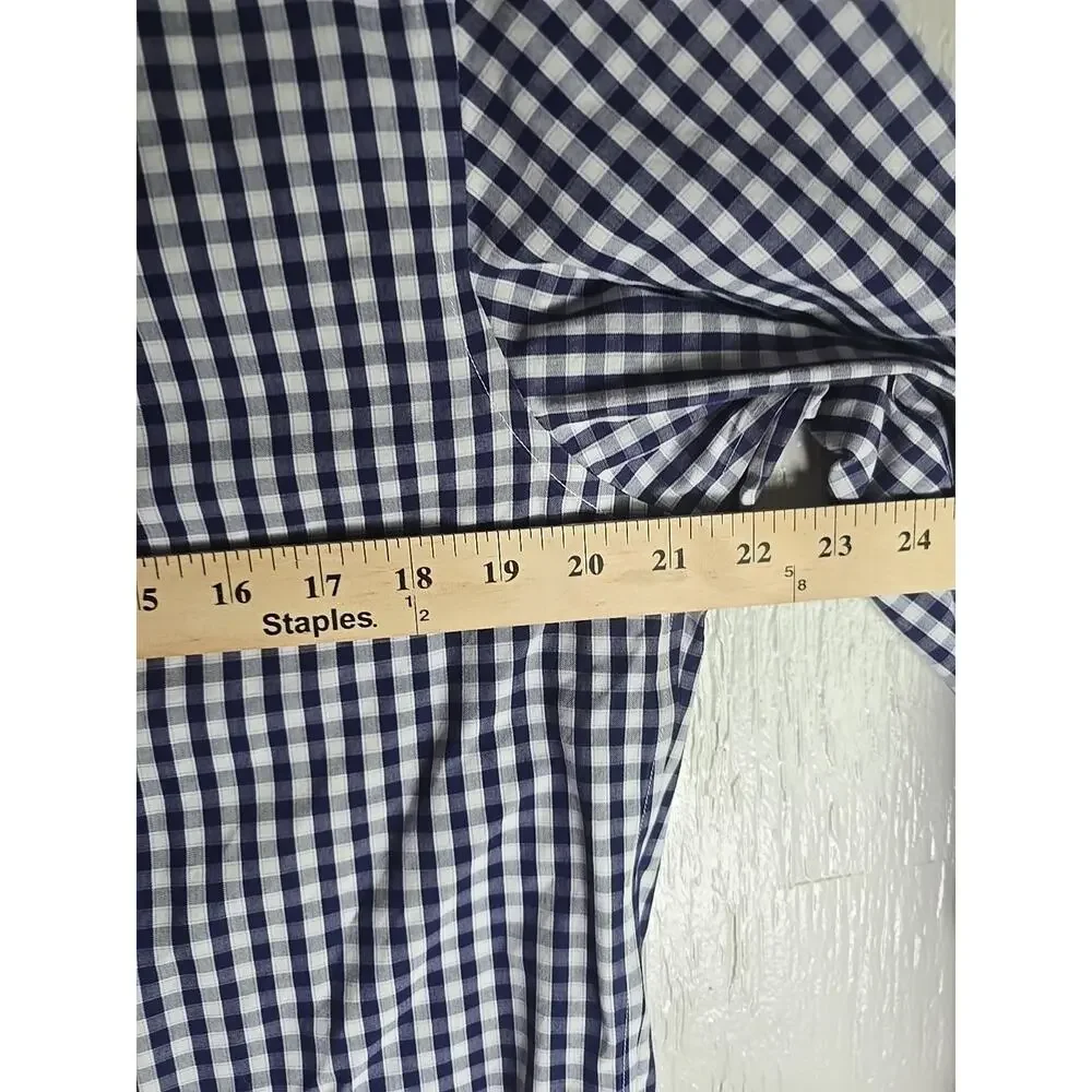 Banana Republic Dress Shirt Mens Medium Non Iron Slim Fit Office Work Formal